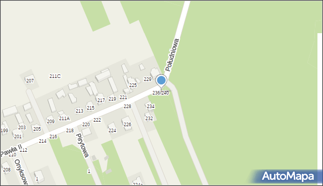 Swolszewice Duże, Jana Pawła II, 236/240, mapa Swolszewice Duże