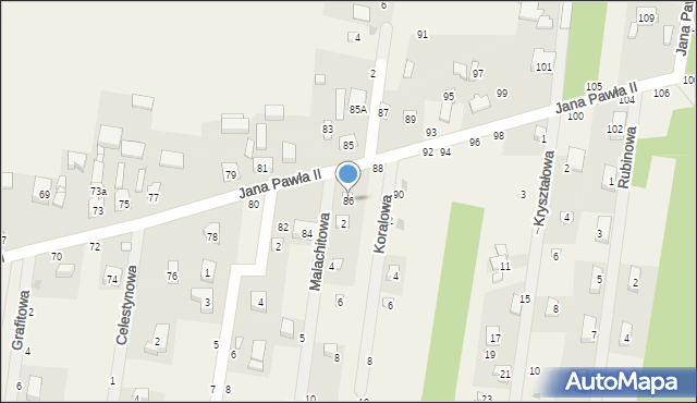 Swolszewice Duże, Jana Pawła II, 86, mapa Swolszewice Duże