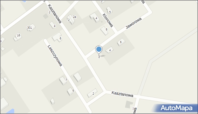 Sząbruk, Jaworowa, 2, mapa Sząbruk