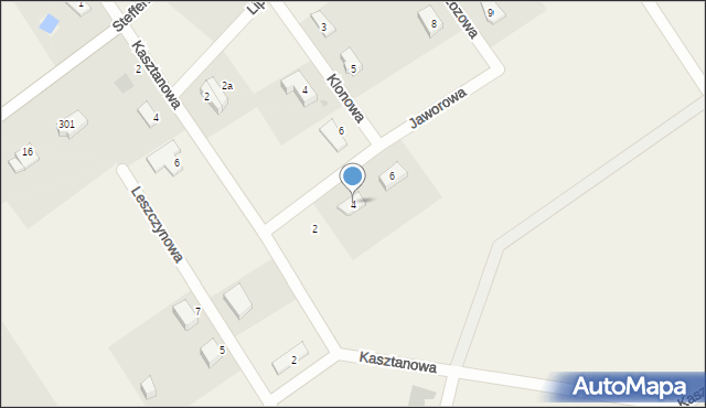 Sząbruk, Jaworowa, 4, mapa Sząbruk