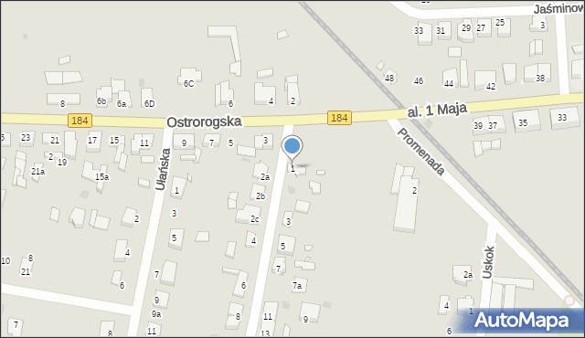 Szamotuły, Jastrowska, 1, mapa Szamotuły