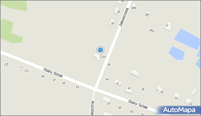 Szczecin, Jałowcowa, 44, mapa Szczecina