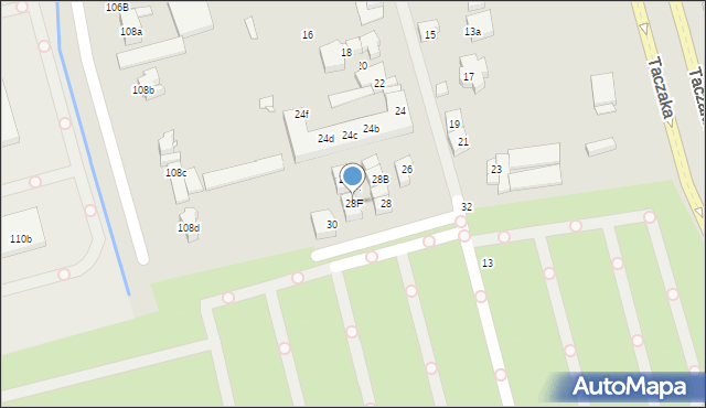 Szczecin, Janka Muzykanta, 28F, mapa Szczecina