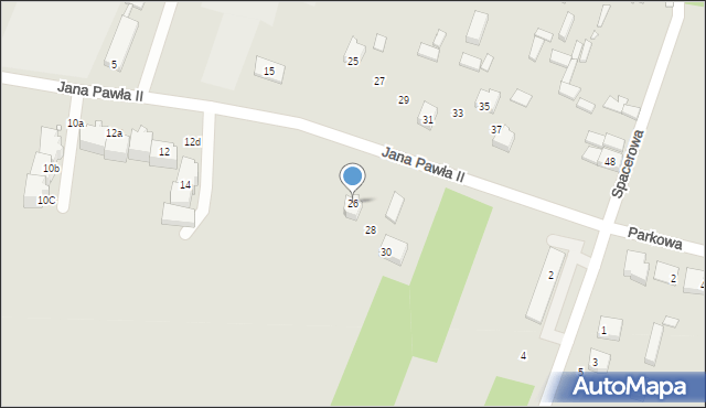 Szczekociny, Jana Pawła II, 26, mapa Szczekociny