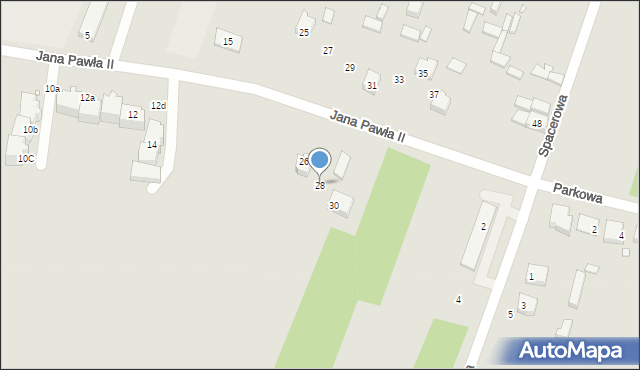 Szczekociny, Jana Pawła II, 28, mapa Szczekociny