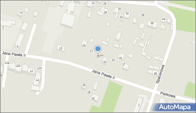 Szczekociny, Jana Pawła II, 29, mapa Szczekociny