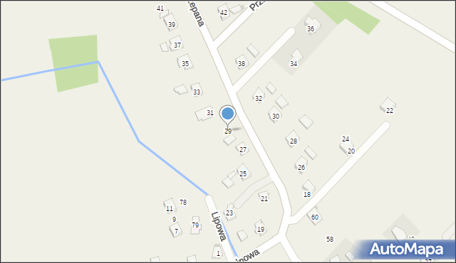 Szczepańcowa, Jarzębinowa, 29, mapa Szczepańcowa