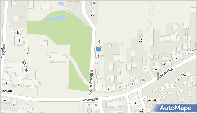 Szczurowa, Jana Pawła II, 4, mapa Szczurowa