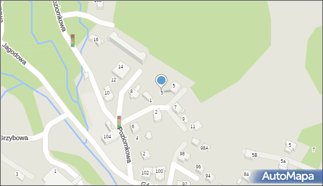 Szczyrk, Jałowcowa, 3, mapa Szczyrk