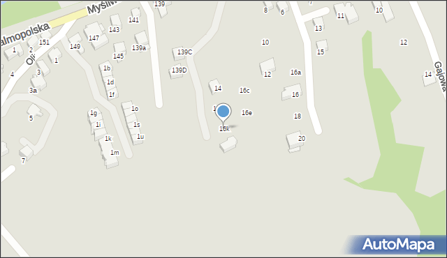 Szczyrk, Jarzębinowa, 16k, mapa Szczyrk