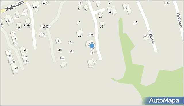 Szczyrk, Jarzębinowa, 18, mapa Szczyrk