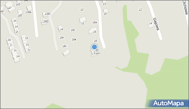 Szczyrk, Jarzębinowa, 22, mapa Szczyrk