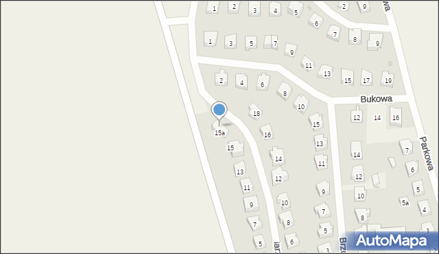 Szpęgawa, Jarzębinowa, 17, mapa Szpęgawa