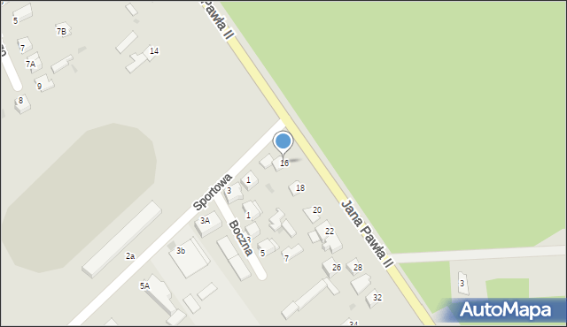 Szubin, Jana Pawła II, 16, mapa Szubin