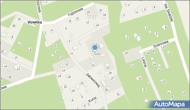 Szumin, Jałowcowa, 19, mapa Szumin