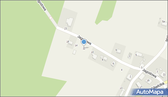 Szymocice, Jagodowa, 12, mapa Szymocice