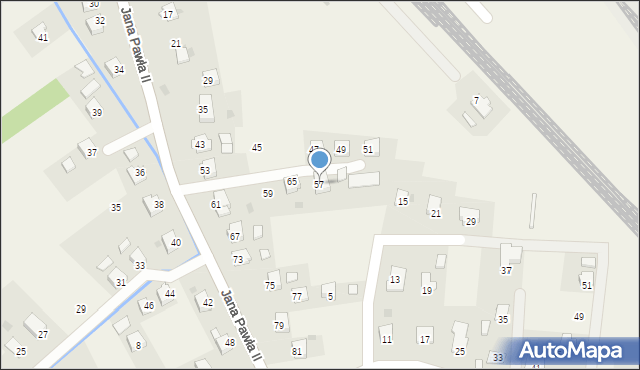 Targowiska, Jana Pawła II, 57, mapa Targowiska