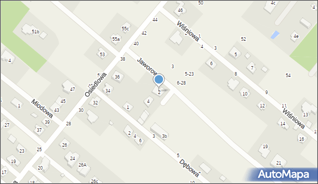 Targówka, Jaworowa, 2, mapa Targówka