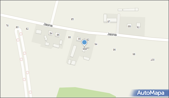 Tarnawatka, Jasna, 92a, mapa Tarnawatka