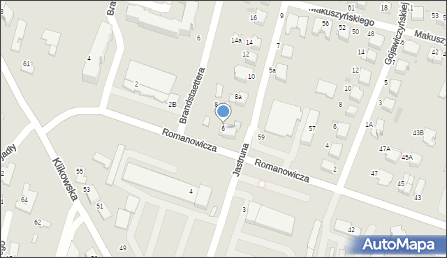 Tarnów, Jastruna Mieczysława, 6, mapa Tarnów