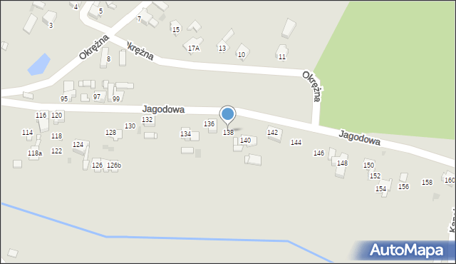 Tarnowskie Góry, Jagodowa, 138, mapa Tarnowskie Góry