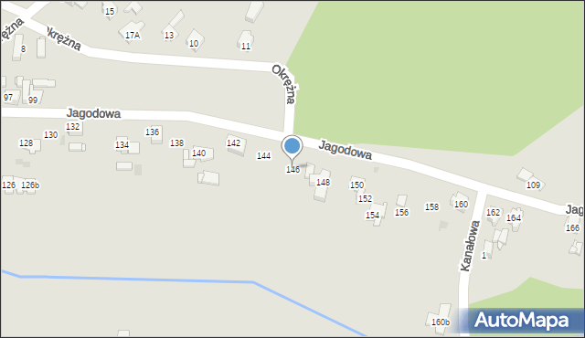 Tarnowskie Góry, Jagodowa, 146, mapa Tarnowskie Góry