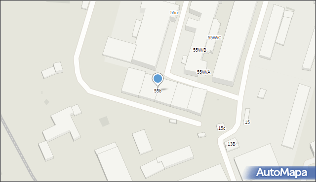 Tczew, Jagiellońska, 55b, mapa Tczew