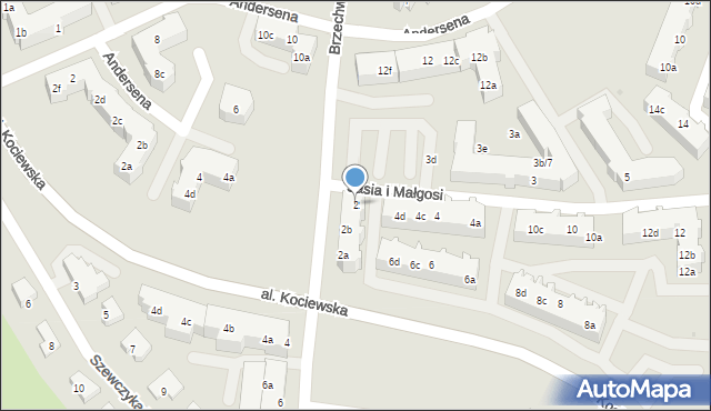 Tczew, Jasia i Małgosi, 2, mapa Tczew