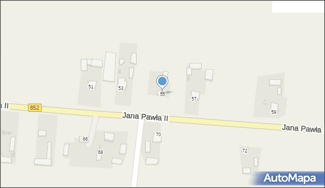 Telatyn, Jana Pawła II, 55, mapa Telatyn