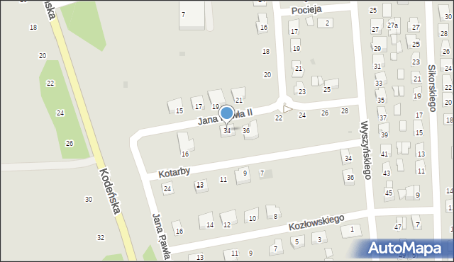 Terespol, Jana Pawła II, 34, mapa Terespol