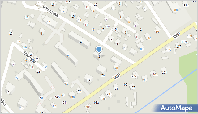 Terespol, Janowska, 2, mapa Terespol