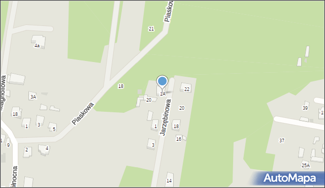 Tłuszcz, Jarzębinowa, 1A, mapa Tłuszcz