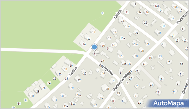 Tomaszów Lubelski, Jachymka-Wiktora Zenona, 1, mapa Tomaszów Lubelski