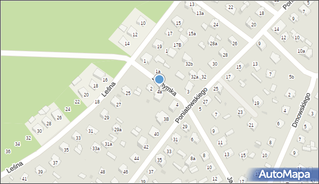 Tomaszów Lubelski, Jachymka-Wiktora Zenona, 4a, mapa Tomaszów Lubelski