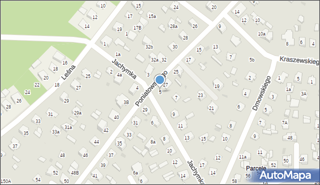 Tomaszów Lubelski, Jachymka-Wiktora Zenona, 5, mapa Tomaszów Lubelski