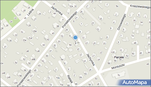 Tomaszów Lubelski, Jachymka-Wiktora Zenona, 8, mapa Tomaszów Lubelski