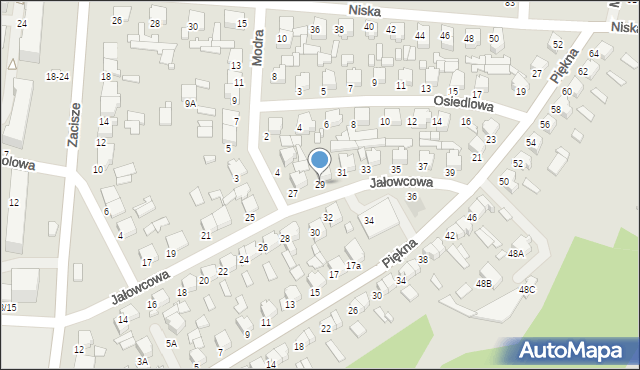 Tomaszów Mazowiecki, Jałowcowa, 29, mapa Tomaszów Mazowiecki