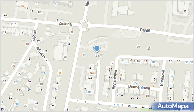 Tomaszów Mazowiecki, Jana Pawła II, 39C, mapa Tomaszów Mazowiecki