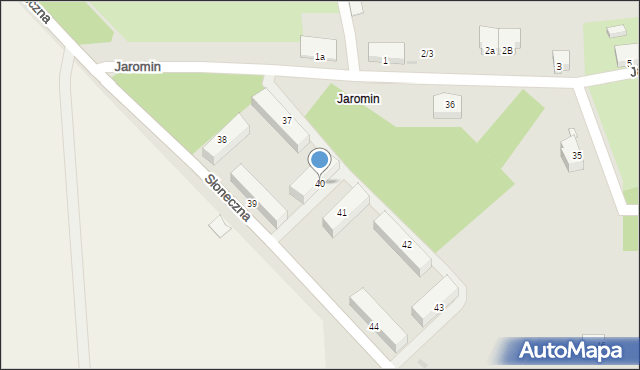 Trzebiatów, Jaromin, 40, mapa Trzebiatów