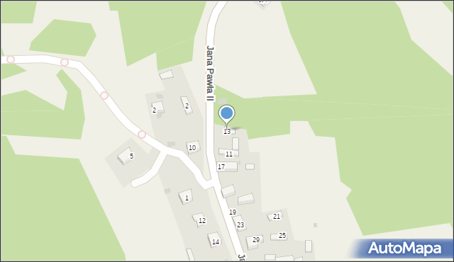 Trzebniów, Jana Pawła II, 13, mapa Trzebniów