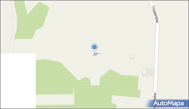 Trzebniów, Jana Pawła II, 138, mapa Trzebniów