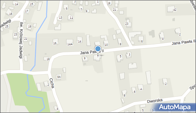 Tuczempy, Jana Pawła II, 7, mapa Tuczempy