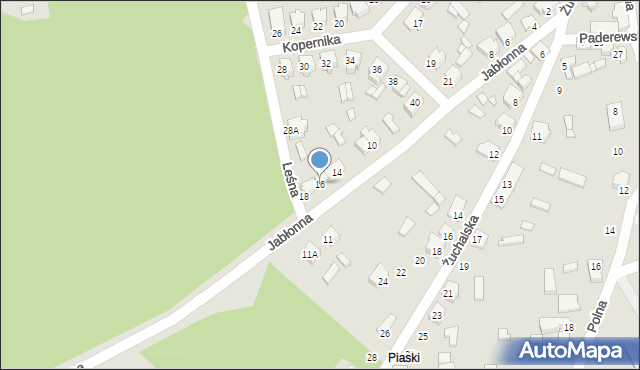 Tuliszków, Jabłonna, 16, mapa Tuliszków