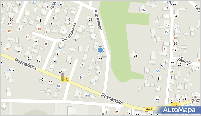 Tuliszków, Jana Pawła II, 11, mapa Tuliszków