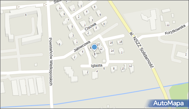 Turek, Jałowcowa, 6, mapa Turka