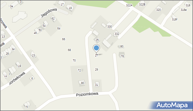 Turka, Jagodowa, 27, mapa Turka