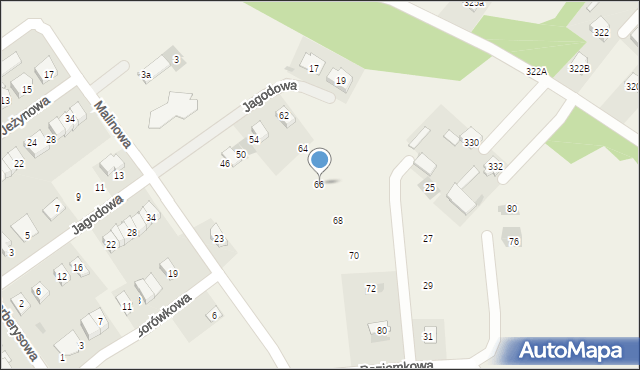 Turka, Jagodowa, 66, mapa Turka