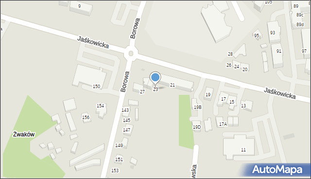 Tychy, Jaśkowicka, 23, mapa Tychów