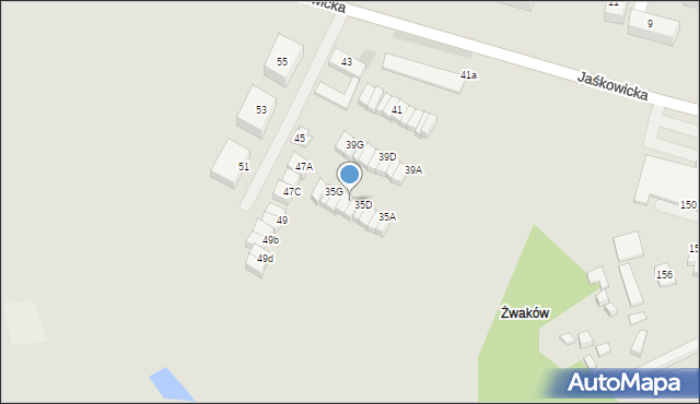 Tychy, Jaśkowicka, 35E, mapa Tychów