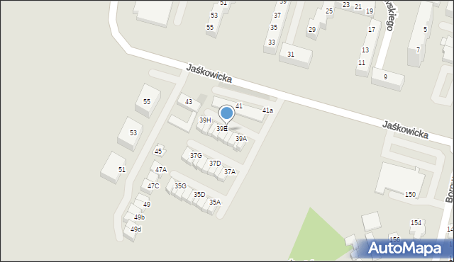 Tychy, Jaśkowicka, 39D, mapa Tychów
